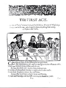 De eerste akte, een satirisch toneelstuk tegen William Prynne (1600-69)